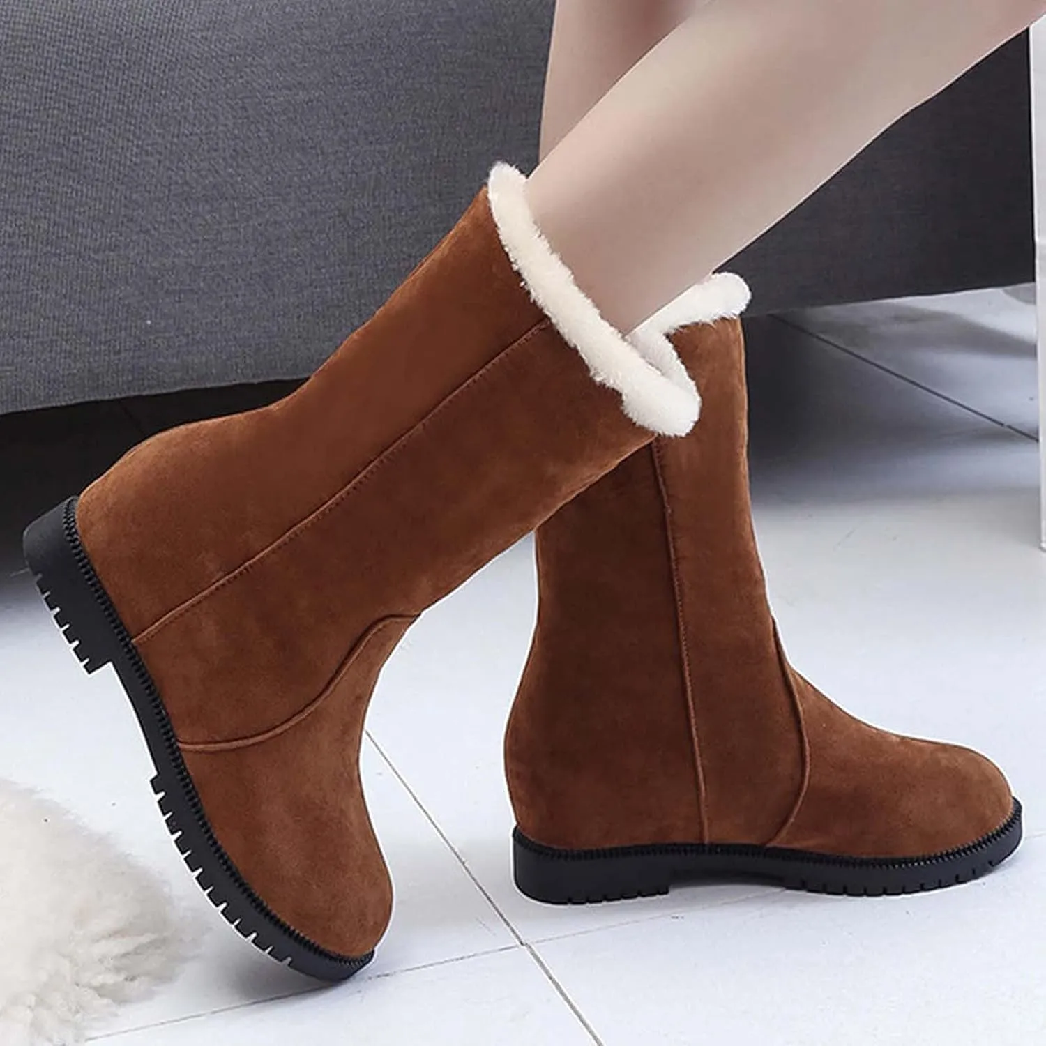 2021 Autumn Winter Fashion Women's Shoes Thick-soled Winter Snow Boots Winter Ankle Short Boots