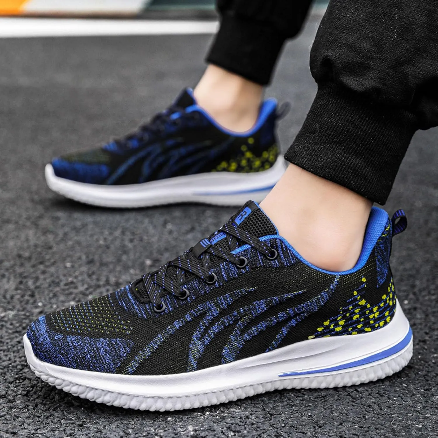 Arch Support Sports Shoes for Men Casual Sneaker Mesh Breathable Walking Shoe Outdoor Non Slip Jogging Sneakers