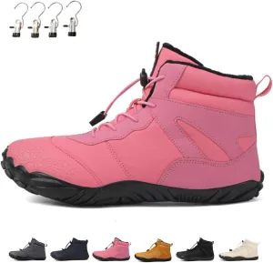 Barefoot Winter Shoes, Wide Toe Barefoot Winter Boots, Warm Casual Winter Barefoot Shoes, Non-Slip Sneakers