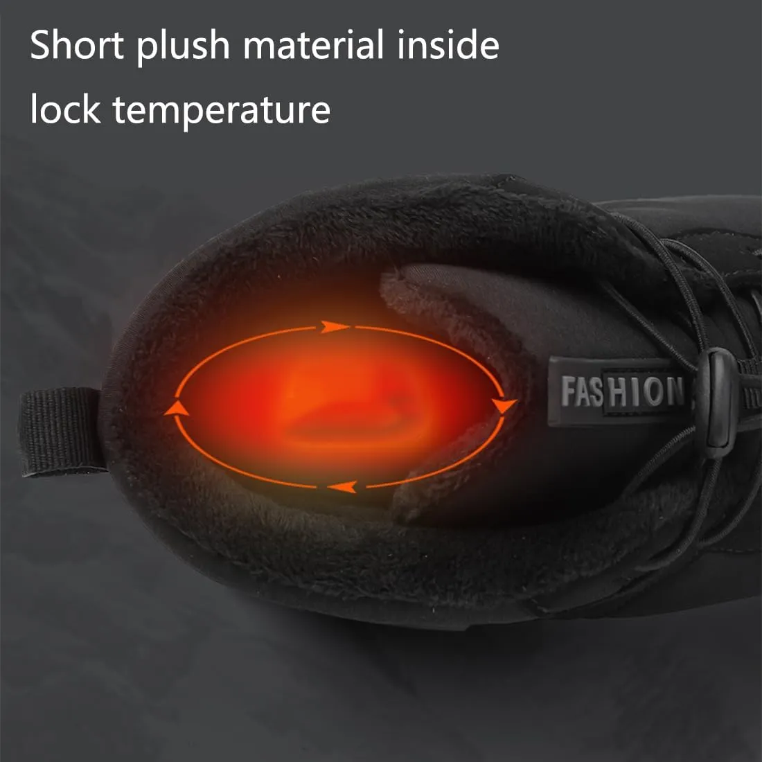 Barefoot Winter Shoes, Wide Toe Barefoot Winter Boots, Warm Casual Winter Barefoot Shoes, Non-Slip Sneakers