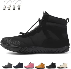 Barefoot Winter Shoes, Wide Toe Barefoot Winter Boots, Warm Casual Winter Barefoot Shoes, Non-Slip Sneakers