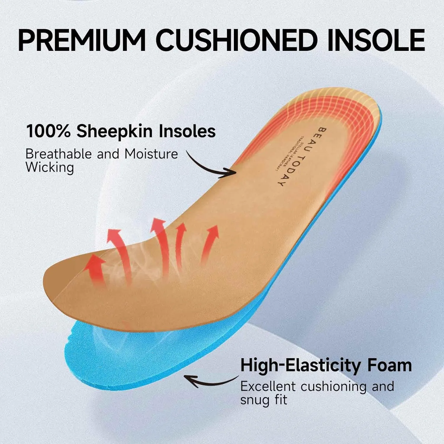 BEAU TODAY Suede Loafers Flats for Women, Womens Slip On Penny Loafers, Leather Driving Comfortable Dress Ladies Loafers Casual Office Work Shoes