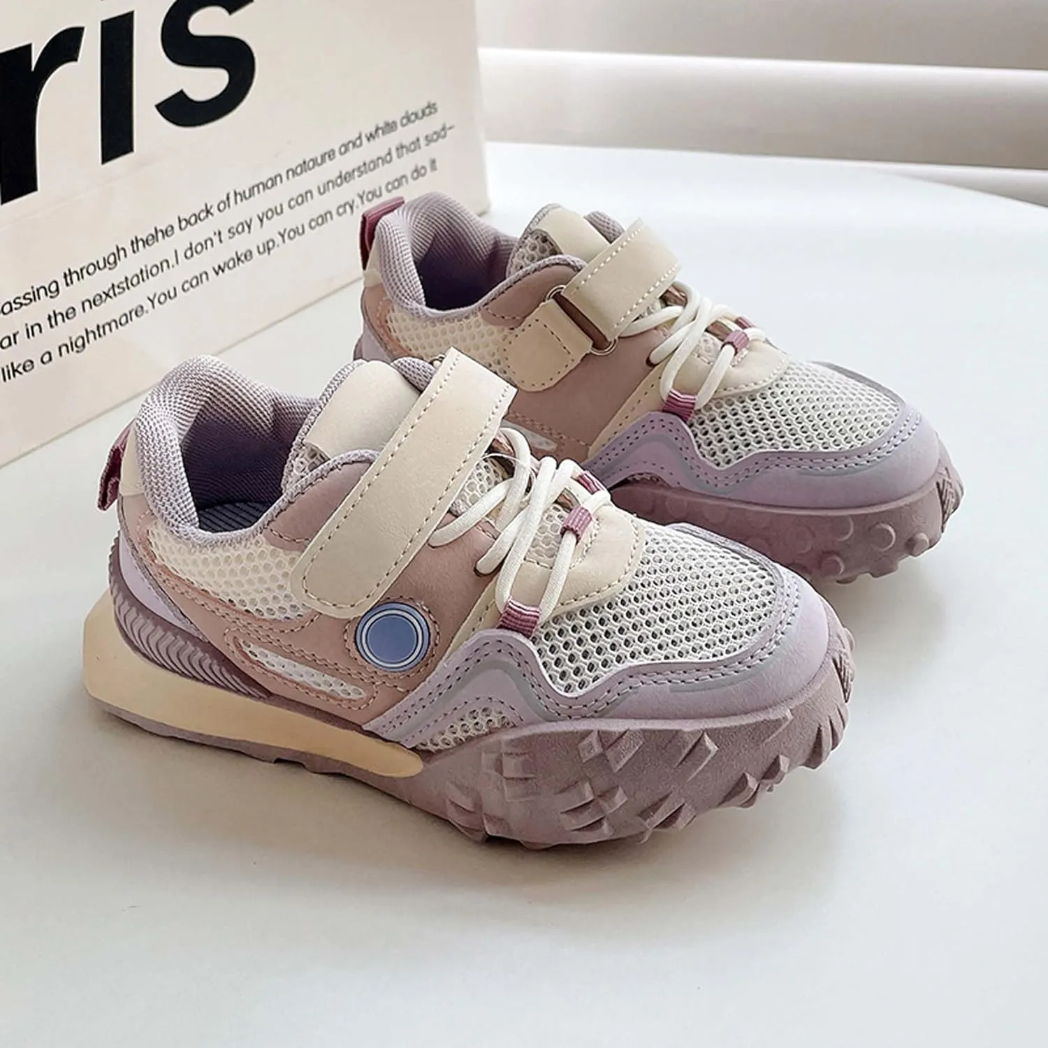 Children's Sneakers Boys Girls Lightweight Breathable Sneakers Fashion School Athletic Shoes Running Tennis Shoes Children's Outdoor Casual Walking Shoes