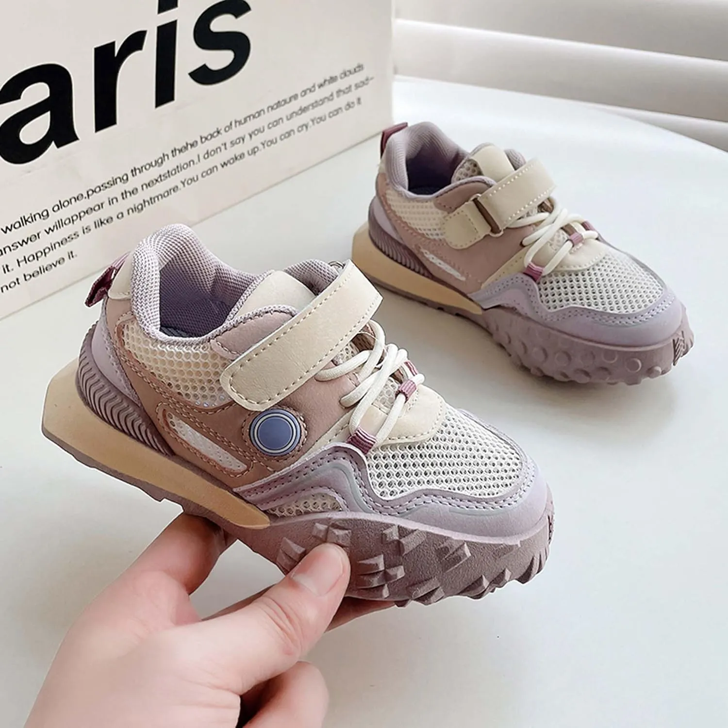 Children's Sneakers Boys Girls Lightweight Breathable Sneakers Fashion School Athletic Shoes Running Tennis Shoes Children's Outdoor Casual Walking Shoes