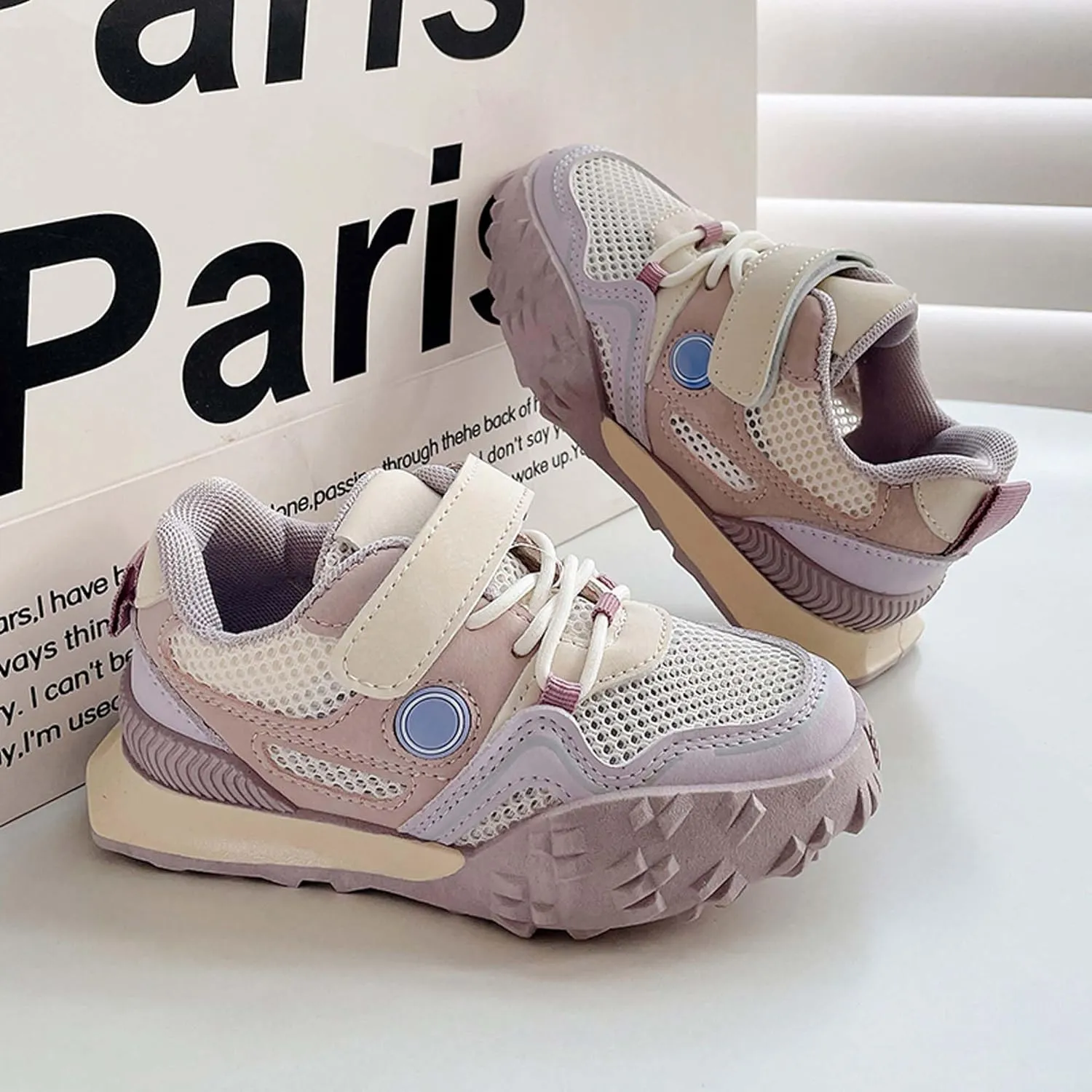Children's Sneakers Boys Girls Lightweight Breathable Sneakers Fashion School Athletic Shoes Running Tennis Shoes Children's Outdoor Casual Walking Shoes