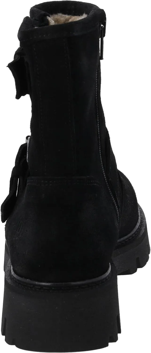 Dhitha Women's Winter Boots - Warm Winter Shoes for Women - Elegant Women's Winter Boots with Zip