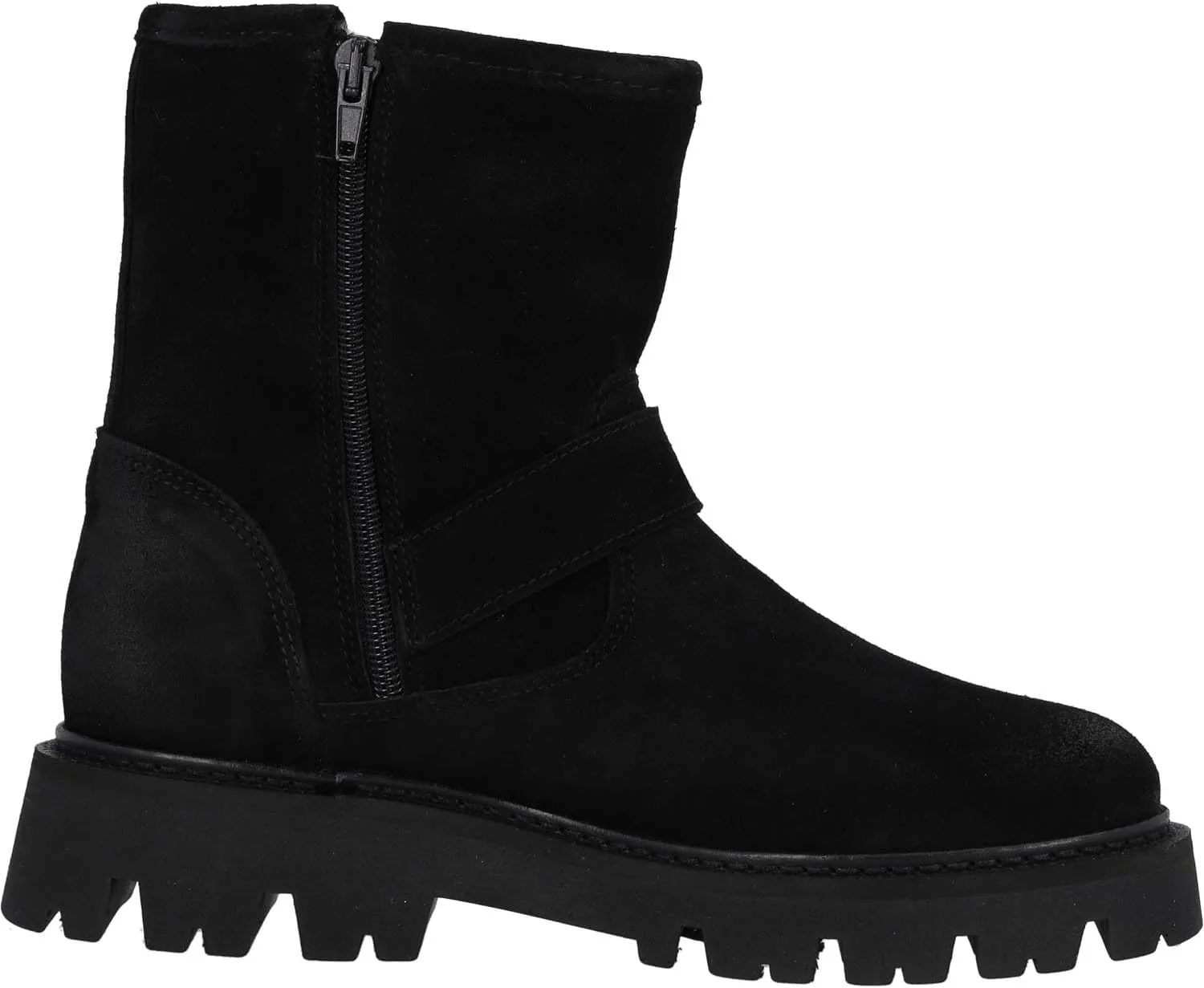 Dhitha Women's Winter Boots - Warm Winter Shoes for Women - Elegant Women's Winter Boots with Zip