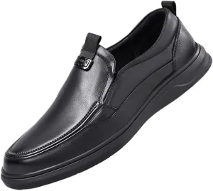 Fashion Men Shoes Suede Vamp Business Round Toe Anti-Slip Non Shoe Slip On