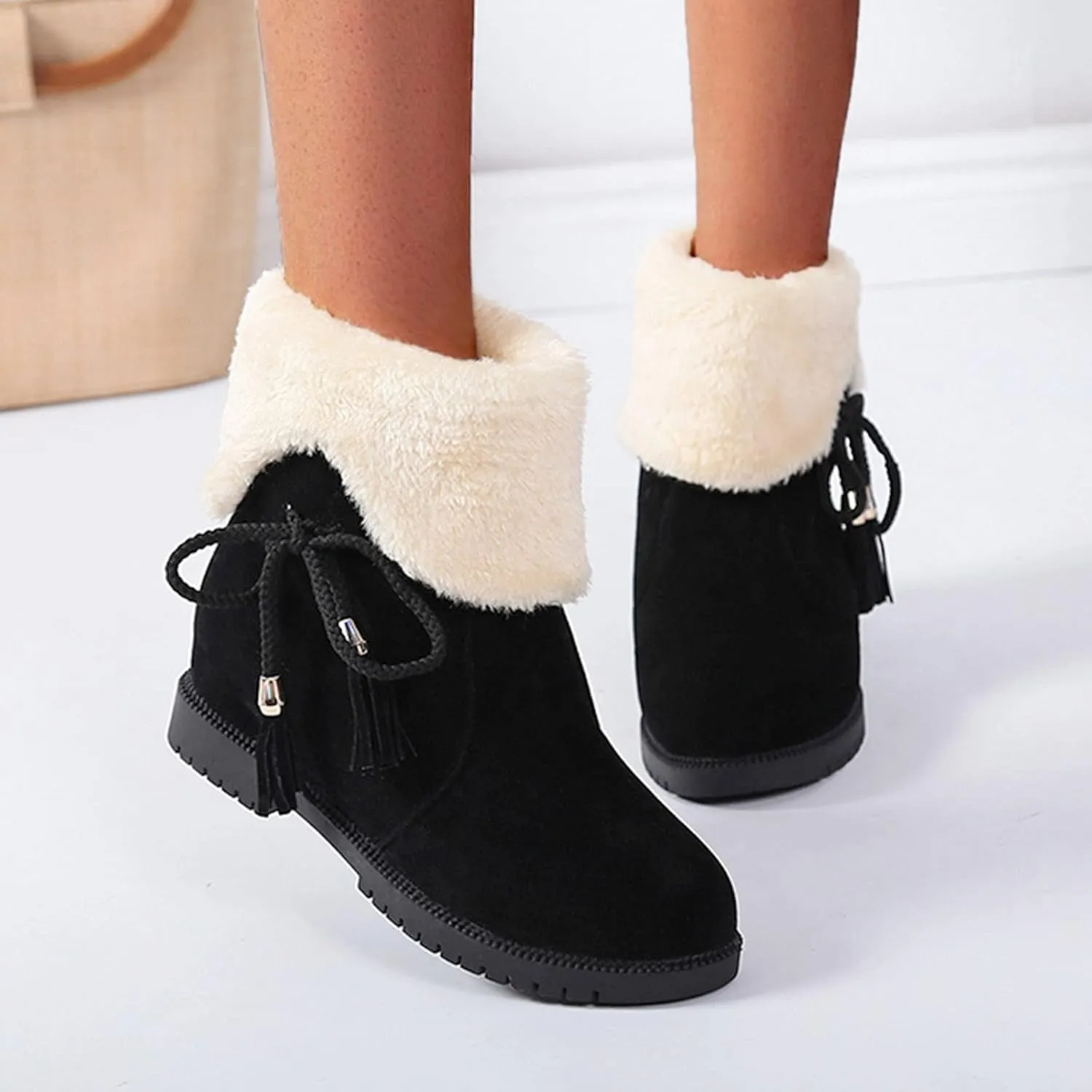 Fashion Women's Shoes Thick-soled Winter Snow Boots Winter Ankle Short Boots Winter Boots