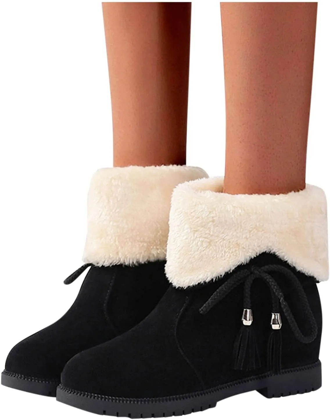 Fashion Women's Shoes Thick-soled Winter Snow Boots Winter Ankle Short Boots Winter Boots