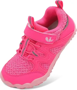FEETCITY Kids Barefoot Shoes Boys Girls Sneakers Toddler Walking Shoes Kids Hiking Shoe Lightweight Outdoor Tennis Shoe