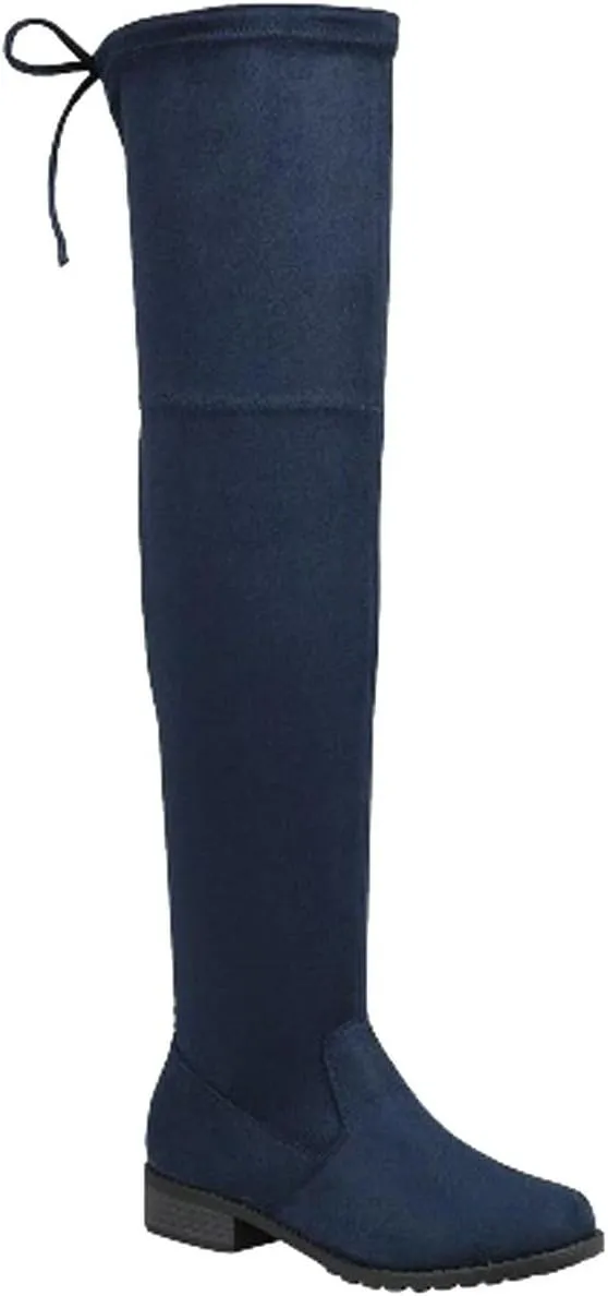 Forever Link Jalen-H4 Women's Over The Knee Thigh High Flat Boot