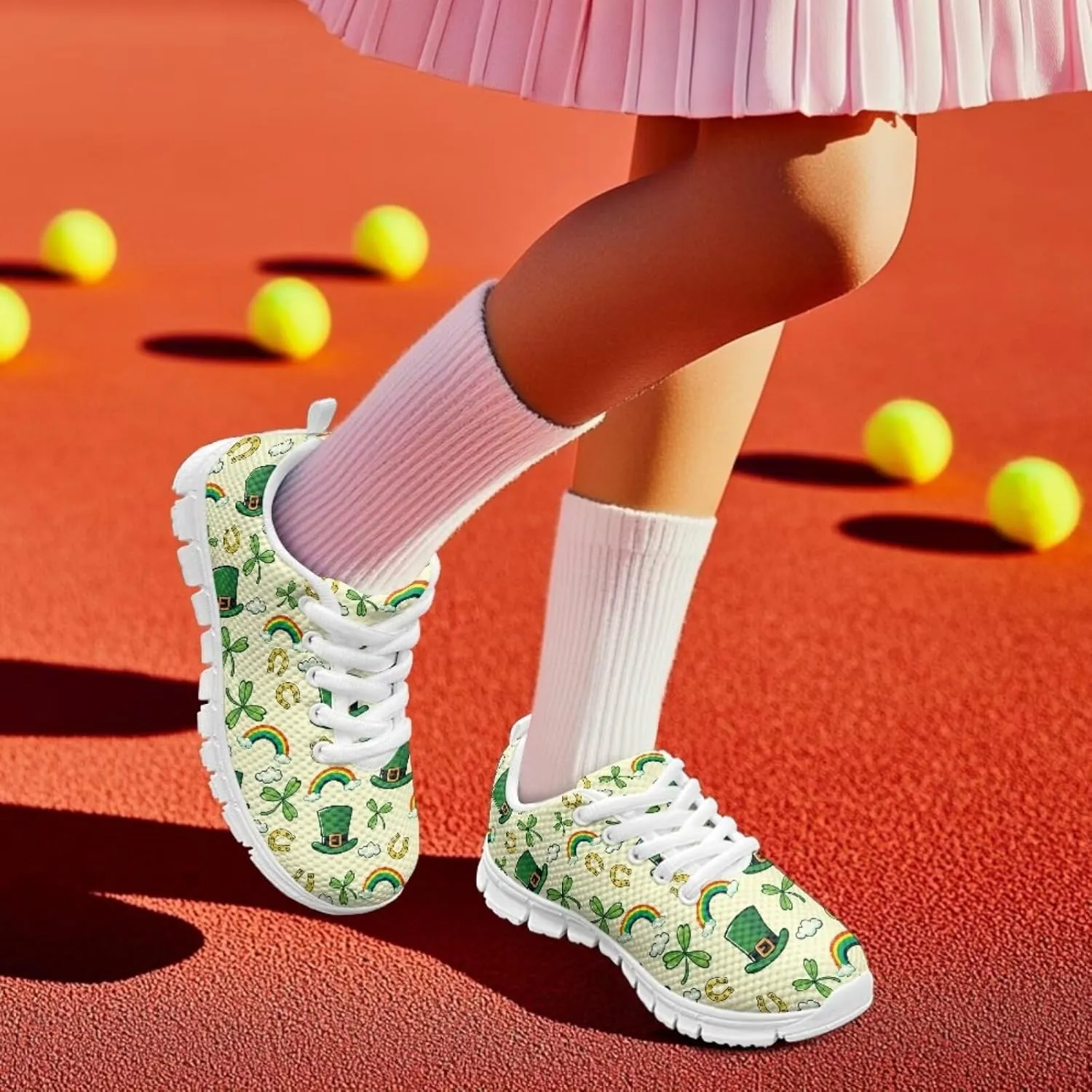 Girl's Sport Shoes Athletic Sneakers for Running Jogging Walking