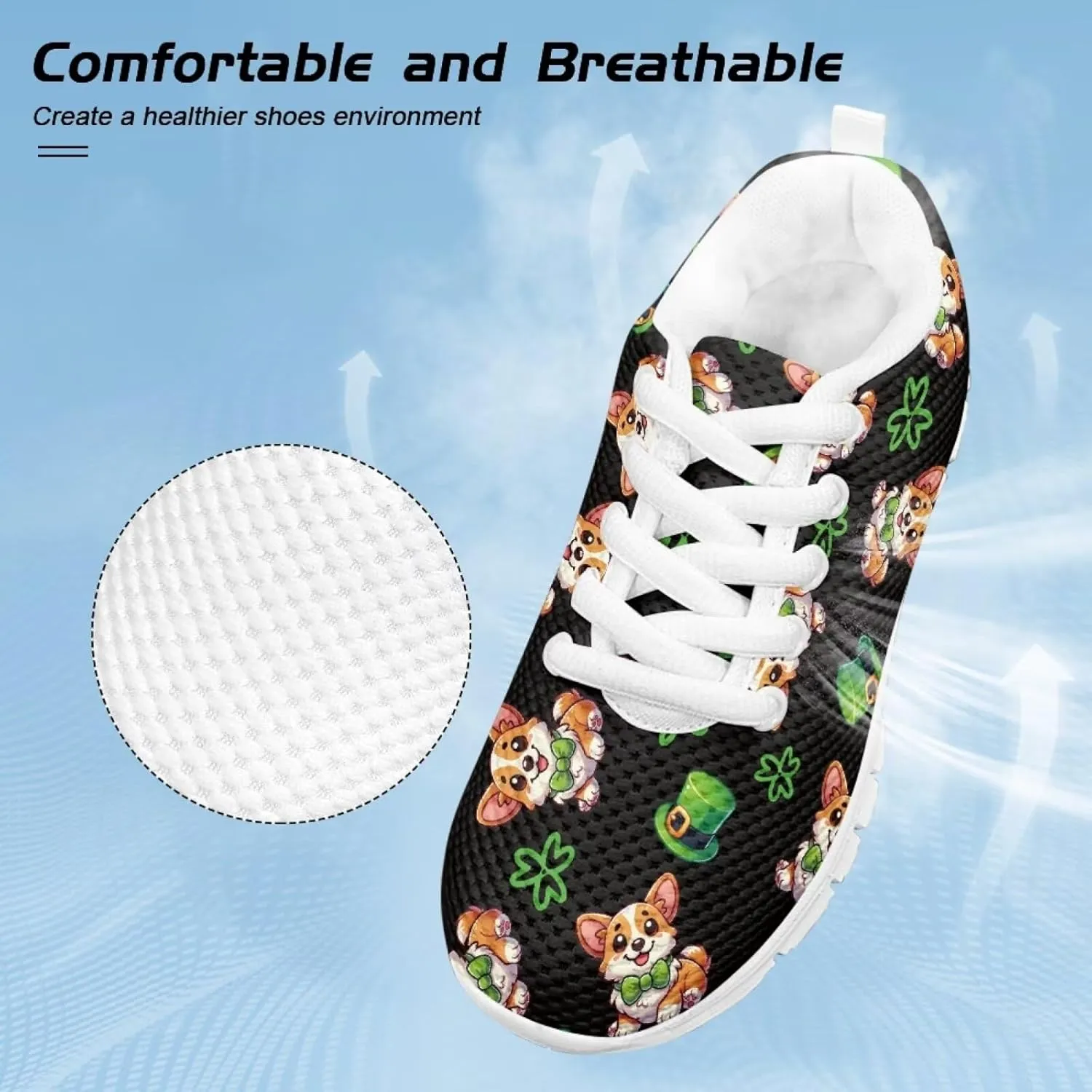Girl's Sport Shoes Athletic Sneakers for Running Jogging Walking