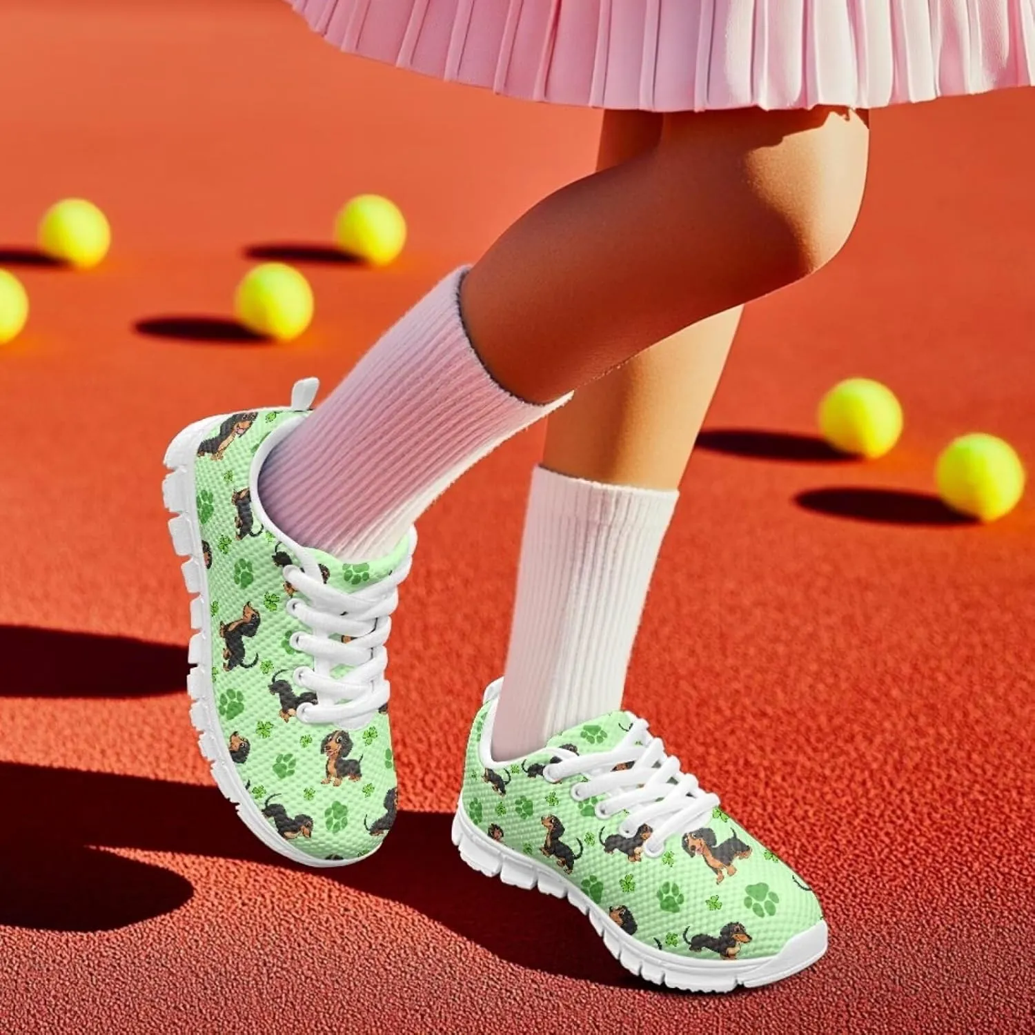 Girl's Sport Shoes Athletic Sneakers for Running Jogging Walking