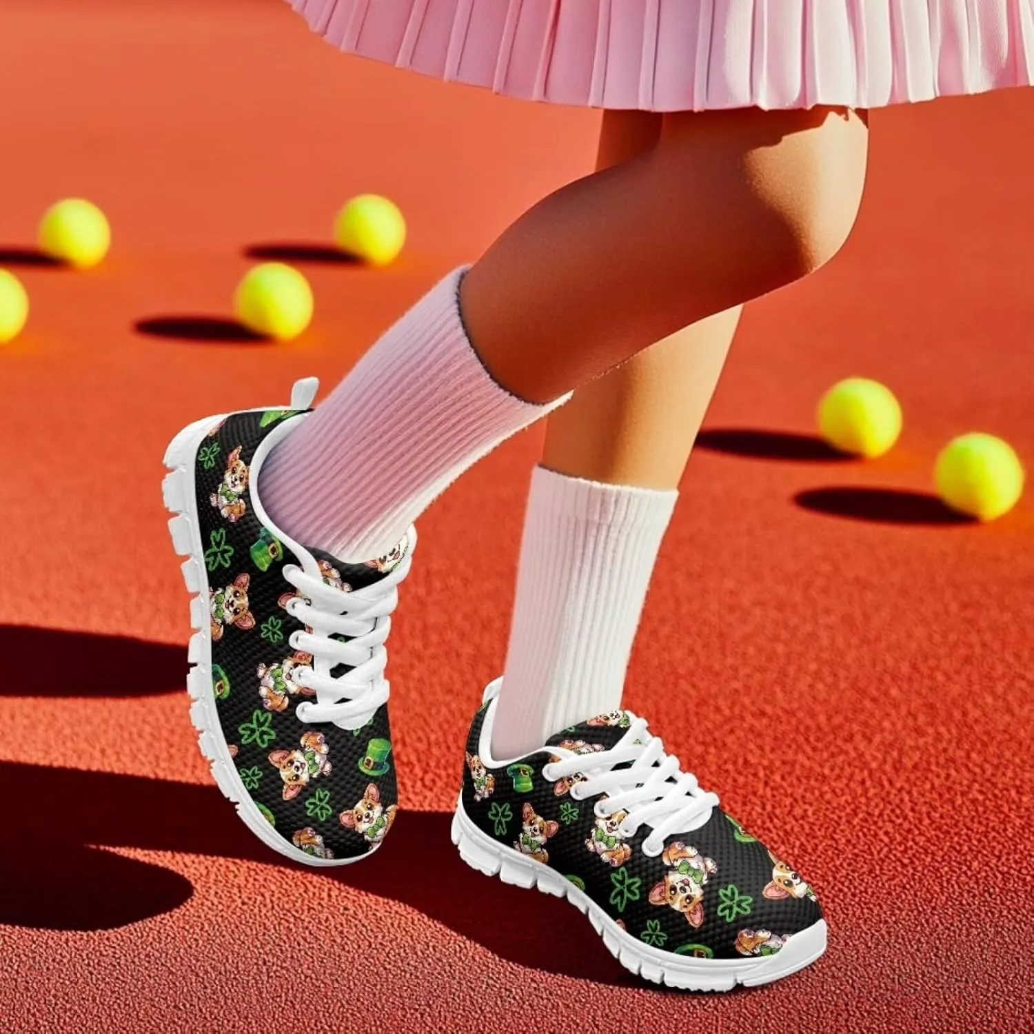 Girl's Sport Shoes Athletic Sneakers for Running Jogging Walking