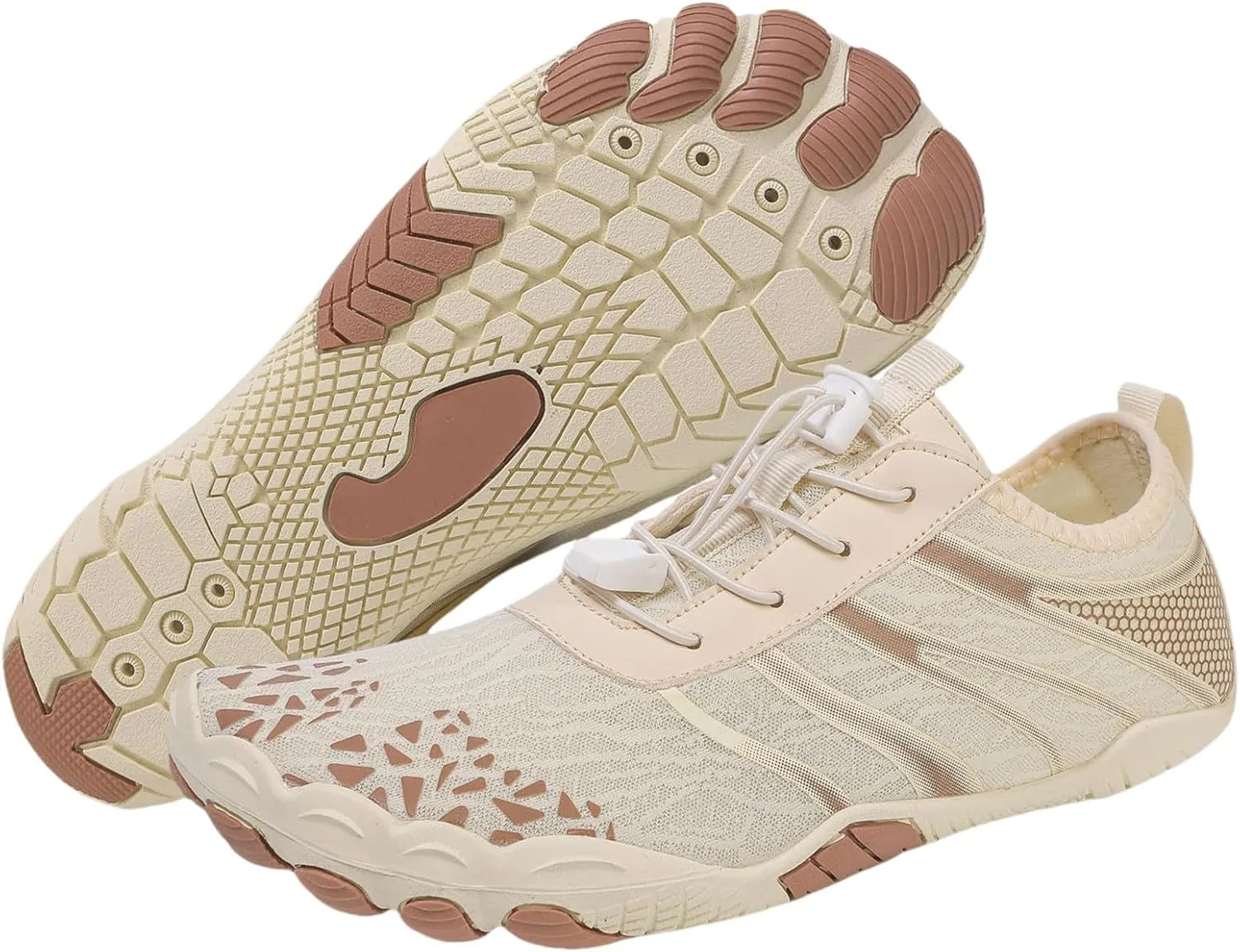 Grounded Footwear for Women Men Lightweight Breathable Non-Slip Athletic Footwear,Wide Toe & Non-Slip Barefoot Shoes Swimming Surf Hiking Walking Quick Dry Water Shoes.Outdoor Casual Comfort Wear
