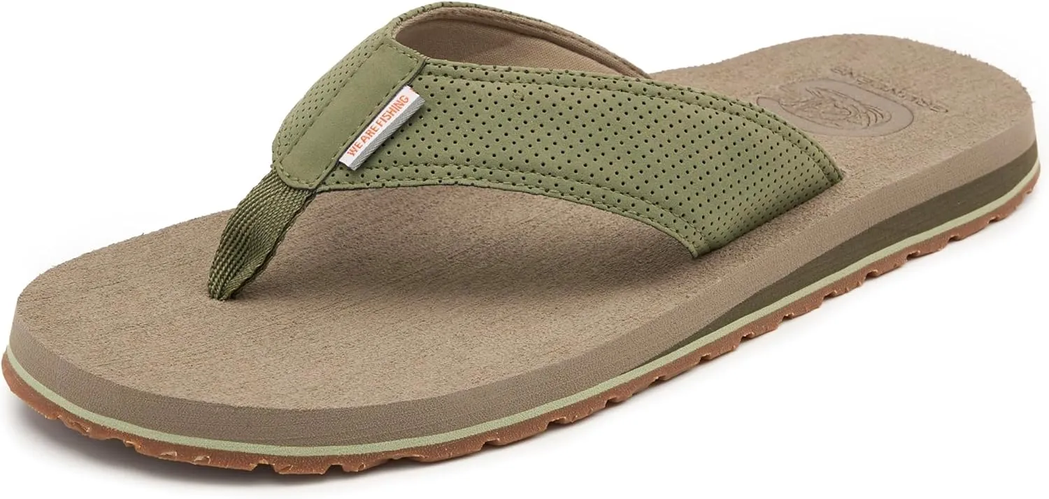 Grundens Species Sandal - Water Friendly Shoe & Wet Grip Sole, Ultra Cushioned Flip Flop, Gamefish Species Inspired