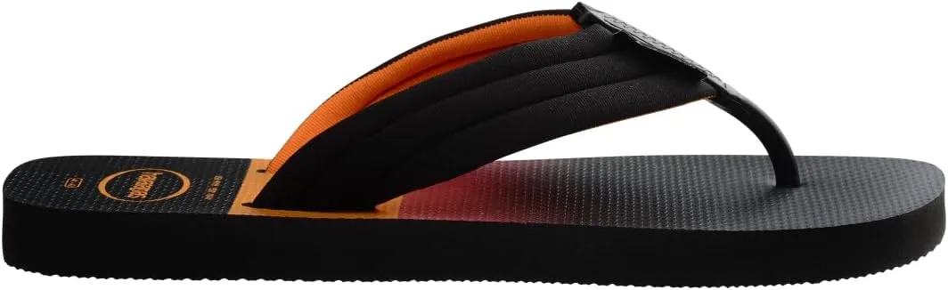 havaianas Men's Urban Print Black Flip-Flop