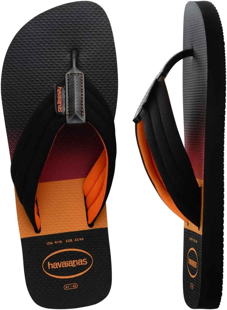 havaianas Men's Urban Print Black Flip-Flop