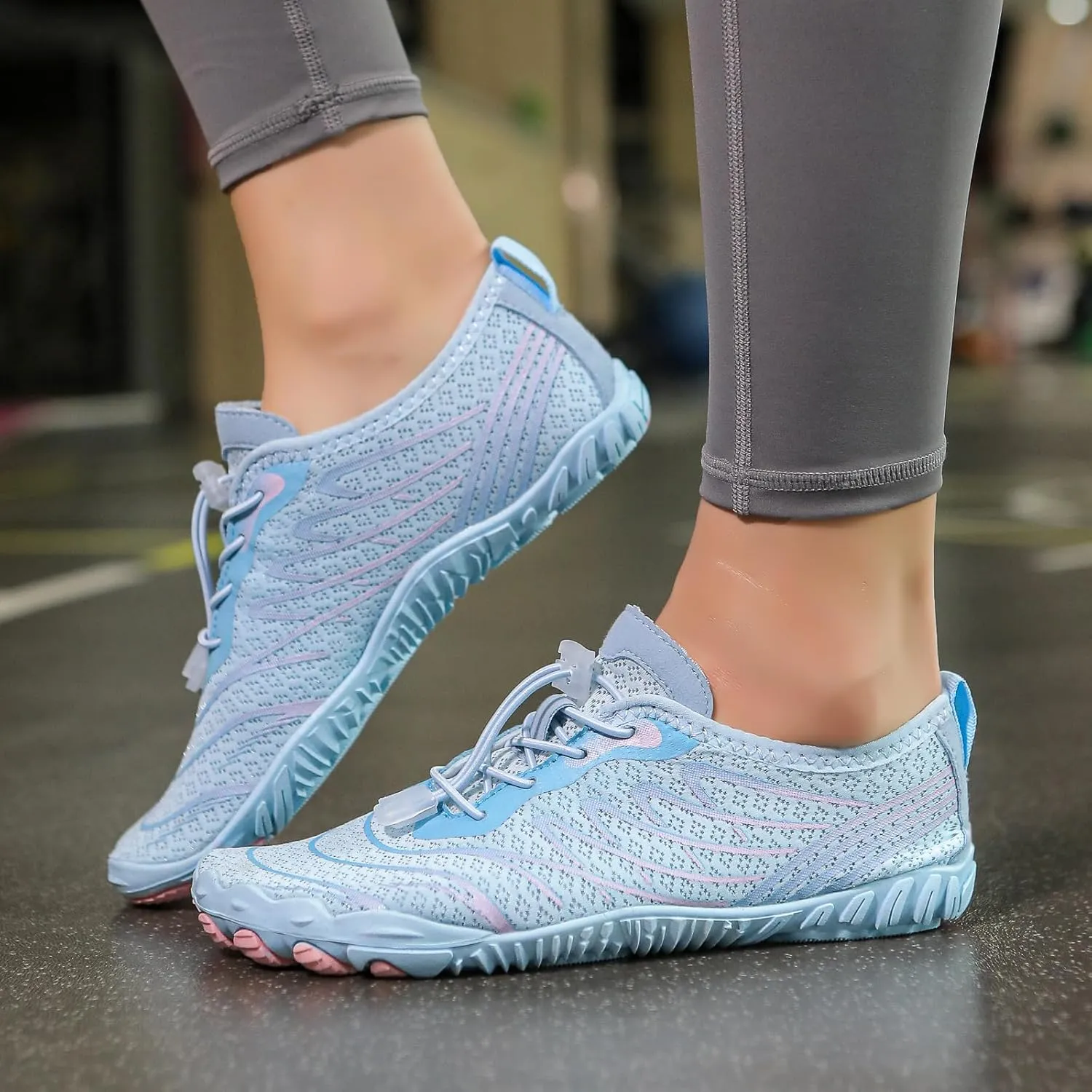 Hike Barefoot Shoes for Women Men, Pro Footwear with Wide Toe Box, Non Slip Athletic Hiking, Walking, Grounding Copper, Soft Comfortable. Grounded Footwear, Quick Dry, Trail Running Shoe