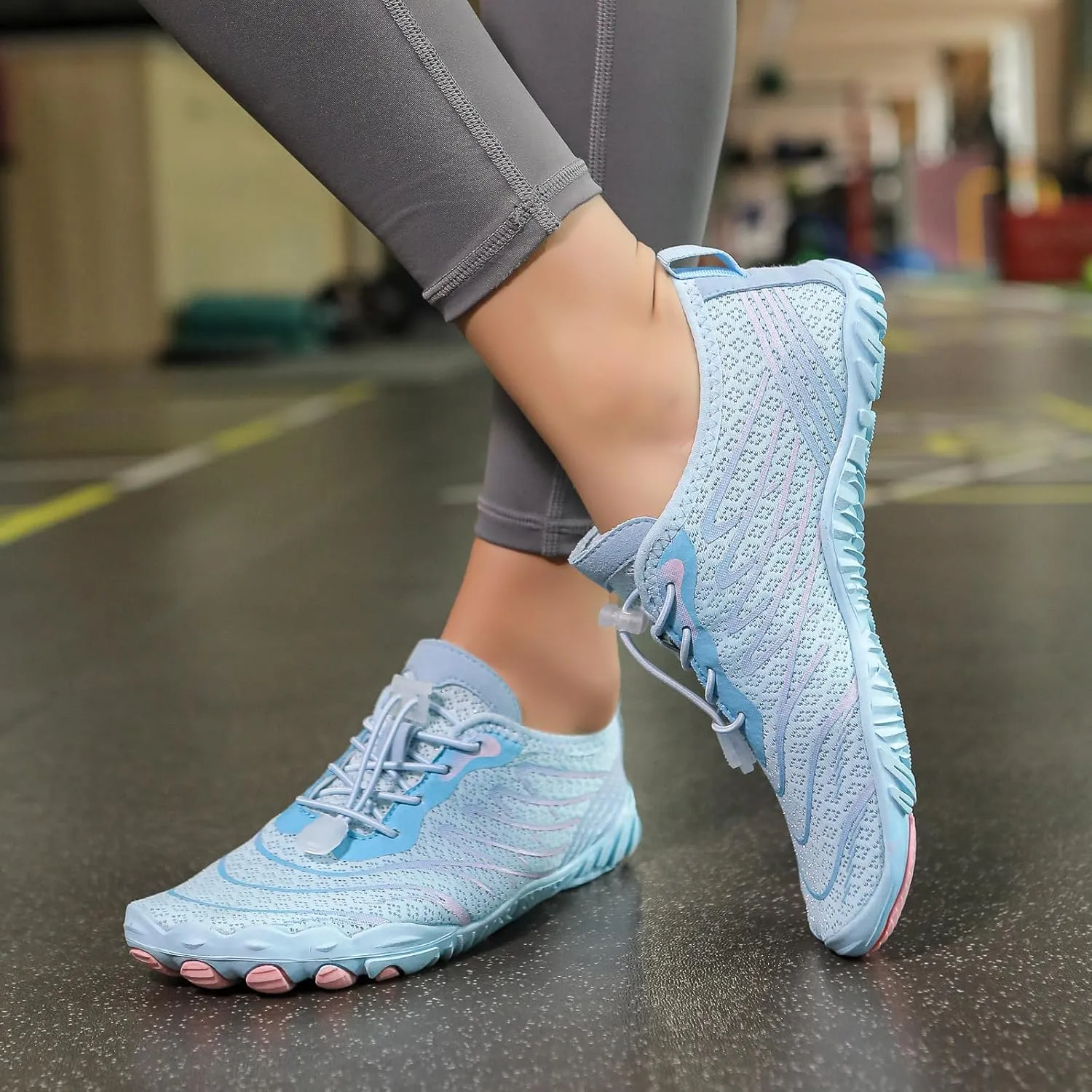 Hike Barefoot Shoes for Women Men, Pro Footwear with Wide Toe Box, Non Slip Athletic Hiking, Walking, Grounding Copper, Soft Comfortable. Grounded Footwear, Quick Dry, Trail Running Shoe
