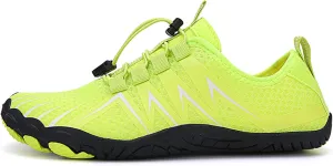 Hiking Barefoot Shoes for Women Men Non-Slip&Wide Toe Box Grounded Footwear,Breathable Waterproof Beach Walking Shoes,Lightweight Adjustable Trail Running Footwear Neuropathy Sneakers Comfort Wear