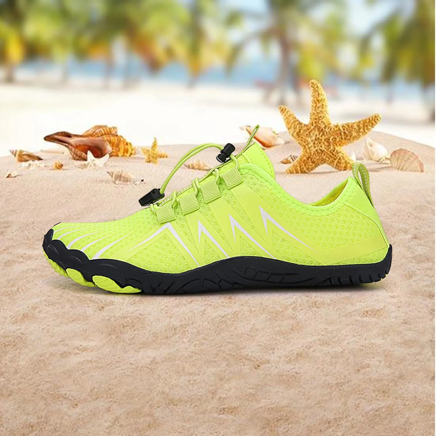 Hiking Barefoot Shoes for Women Men Non-Slip&Wide Toe Box Grounded Footwear,Breathable Waterproof Beach Walking Shoes,Lightweight Adjustable Trail Running Footwear Neuropathy Sneakers Comfort Wear