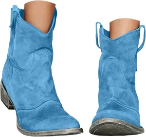 Hiking Boots Women Women's Winter Warm Plus Cotton Thickened Furry Snow Boots Chunky Heels Elegant Short Booties