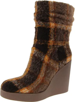 Jessica Simpson Womens Mynette Suede Pull On Mid-Calf Boots