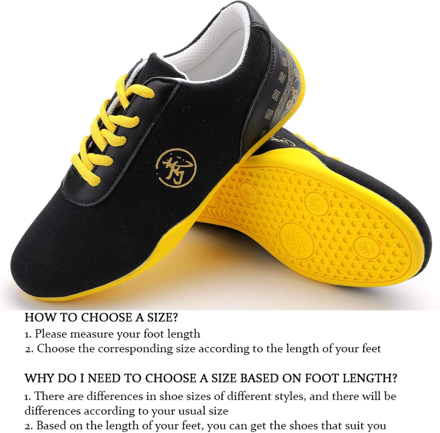 JiuQing Men's Martial Arts Shoes Barefoot Outdoor Fitness Training Shoes Canvas Breathable Tai Chi Sneaker