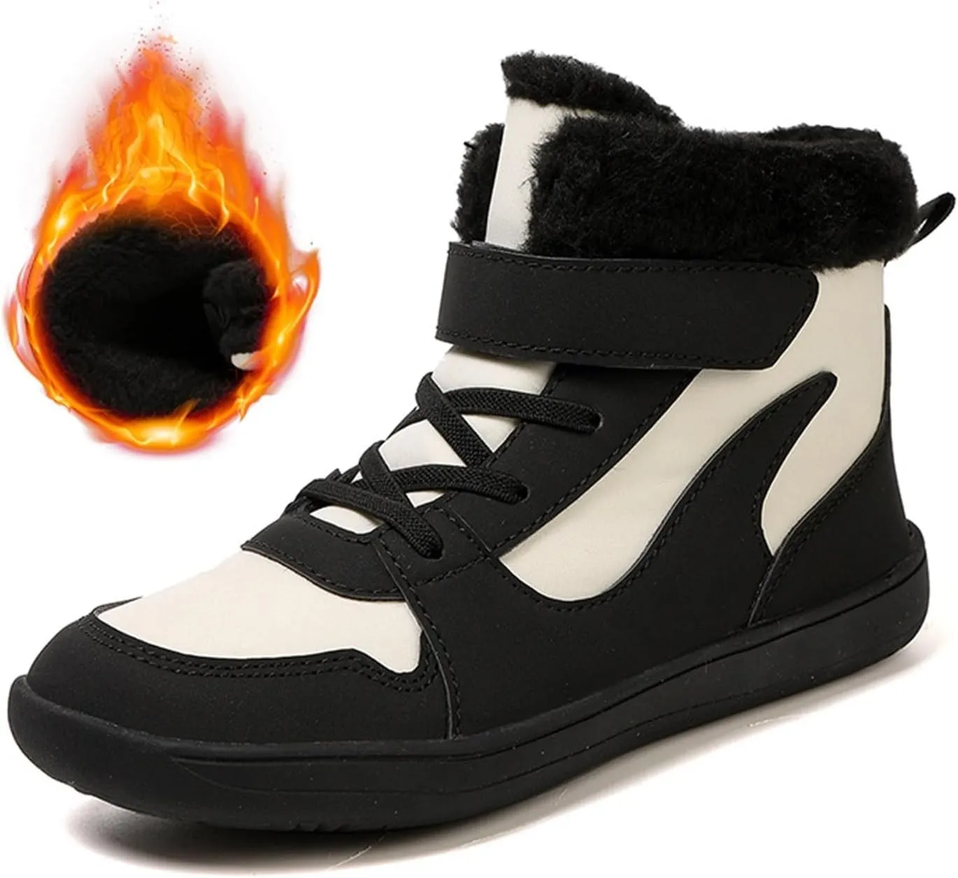 Kids High Top Sneakers Fashion Basketball Tennis Shoes Running Sports Ankle Boots Hook and Loop Casual Walking Shoe