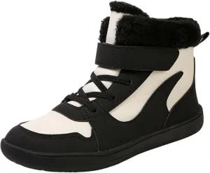 Kids High Top Sneakers Fashion Basketball Tennis Shoes Running Sports Ankle Boots Hook and Loop Casual Walking Shoe
