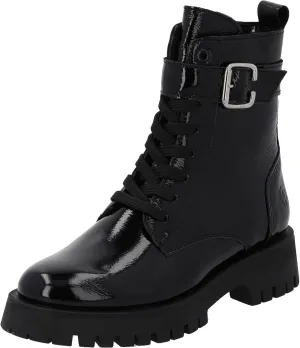 Luilla Women's Winter Shoes - Warm Winter Shoes in Patent Look - Fashionable Winter Boots with Zip