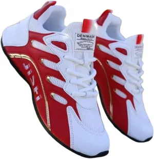 Men's DenimArt Fashion Running Shoes – Lightweight Non-Slip Sneakers | Hiking, Outdoor & Daily Wear | EVA Insole, Abrasion-Resistant