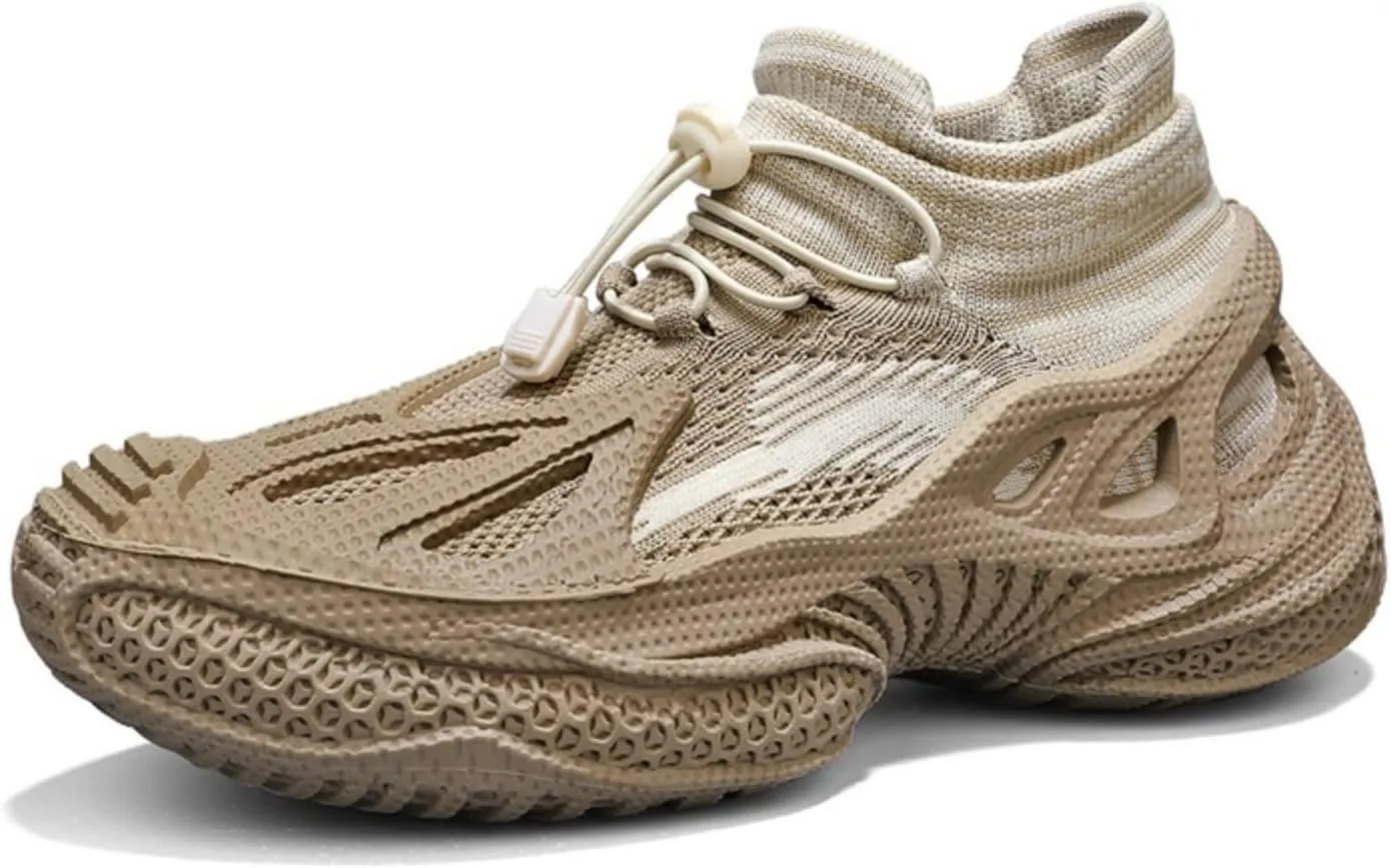 Men's Fashion Sneakers Breathable Mesh Lightweight Running Shoes Thick Cushioned Sole with Slip-Resistant Design for Gym Outdoor Daily Casual & Athletic Wear