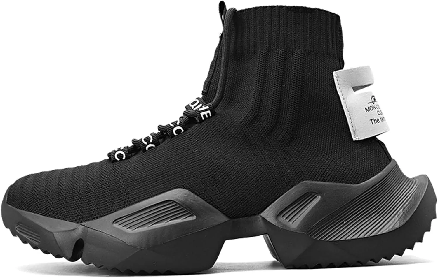Men's Fashion Sneakers High Top Walking Casual Shoes Outdoor Sports Walking Mesh Breathable Running Sneakers Street Trendy Walking High Top Shoes