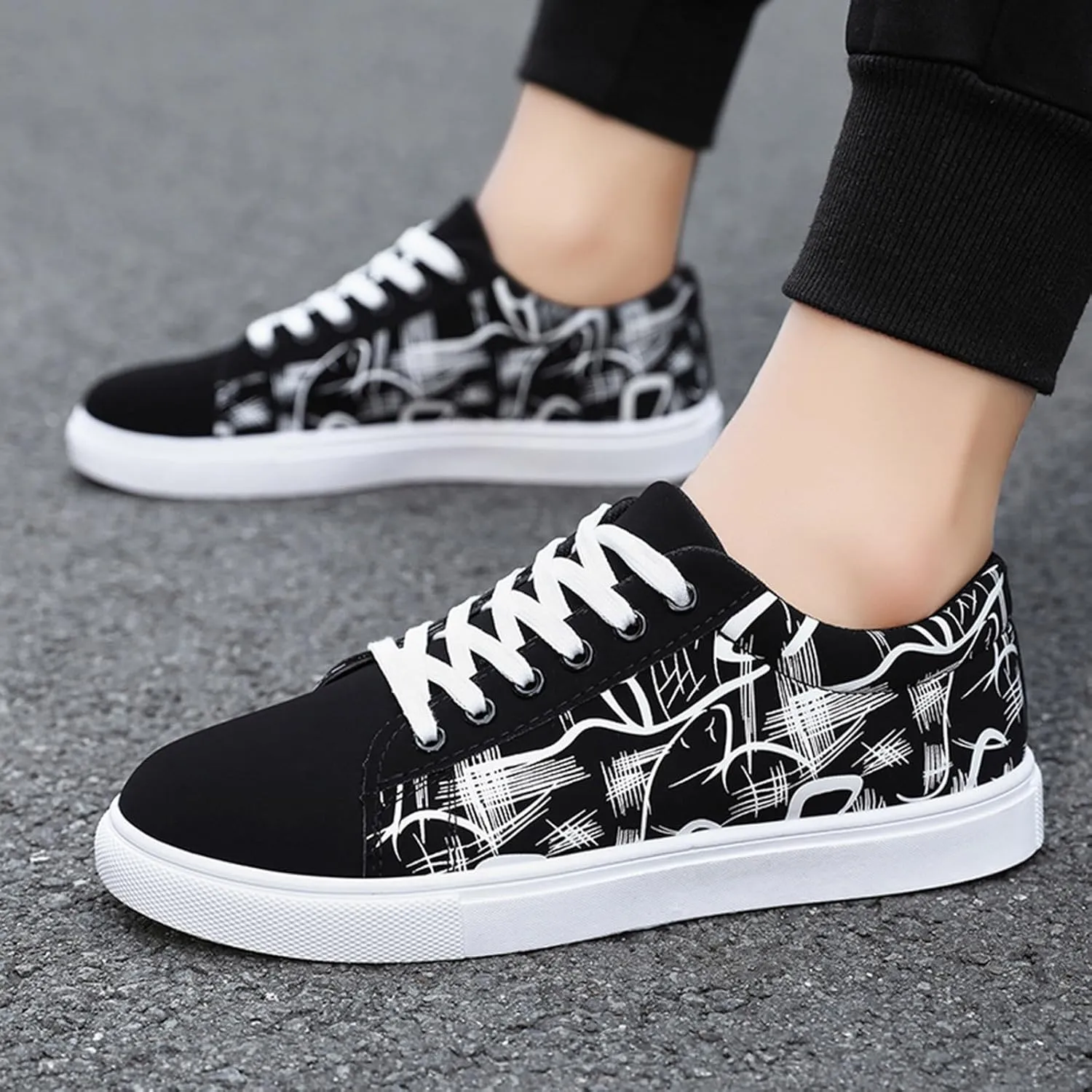 Men's Non Slip Barefoot Minimalist Shoes Breathable Casual Comfortable Walking Sneaker Comfortable Stretch Shoes