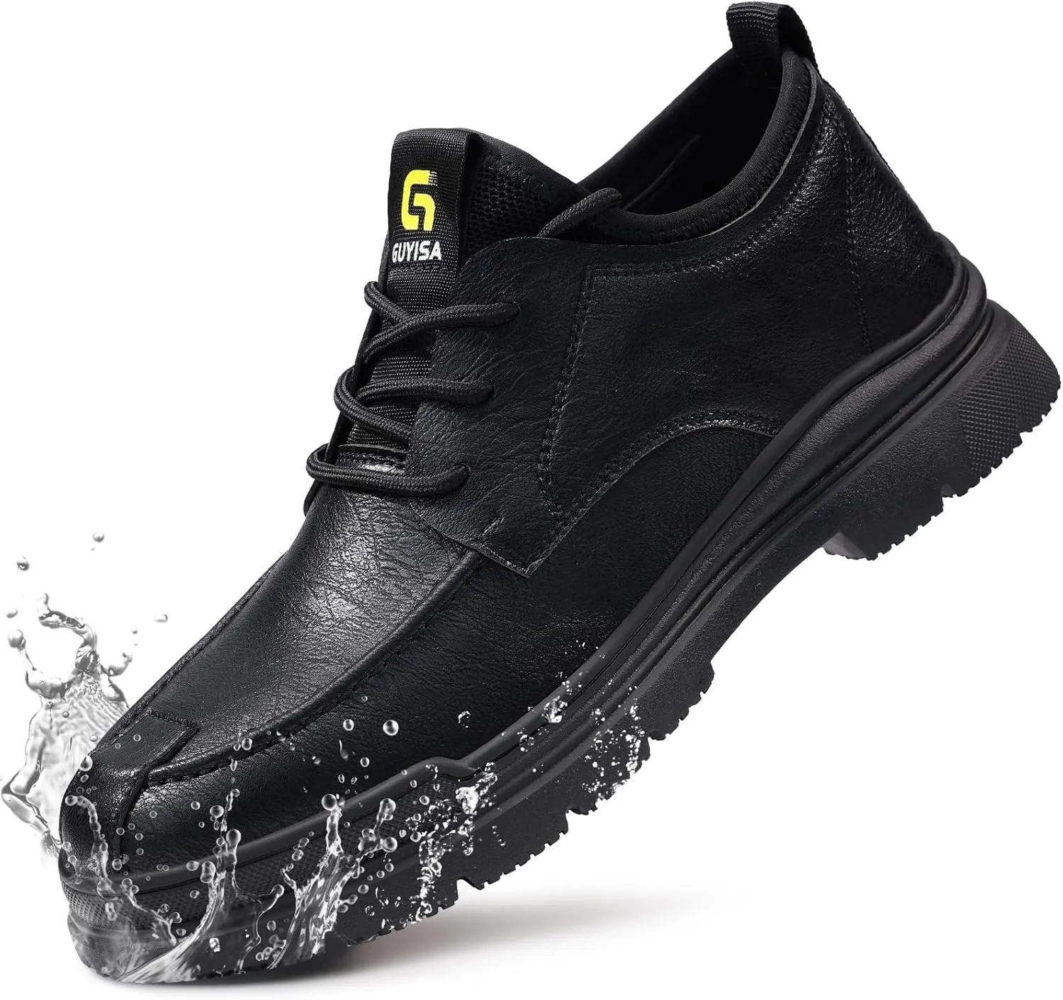 Mens Non-Slip Work Shoes Lightweight Breathable Slip-On Chef Shoes Slip-Resistant Waterproof Sneakers for Kitchen Restaurant Food Service Shoes Work Safety Footwear