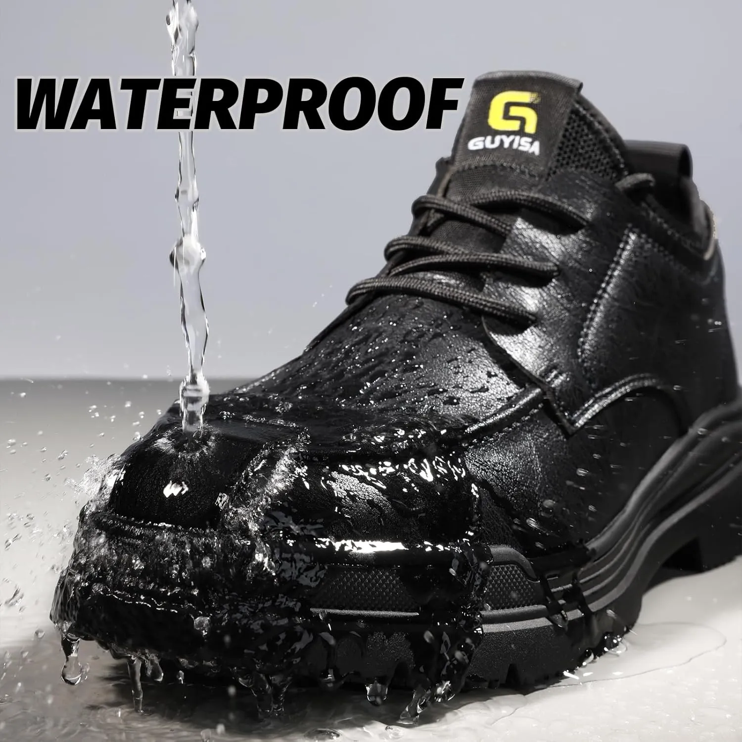 Mens Non-Slip Work Shoes Lightweight Breathable Slip-On Chef Shoes Slip-Resistant Waterproof Sneakers for Kitchen Restaurant Food Service Shoes Work Safety Footwear