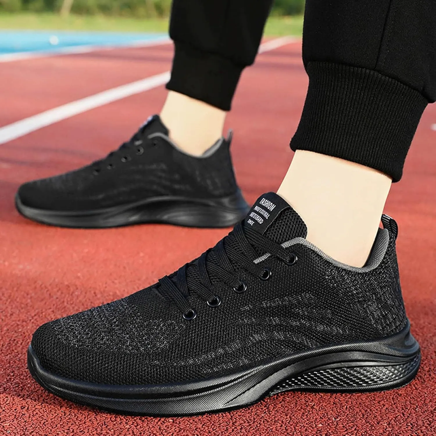 Men's Orthopedic Comfortable Slip-On Shoes Portable Non Slip Fitness Workout Shoe Soft Flat Soled Elderly Shoes