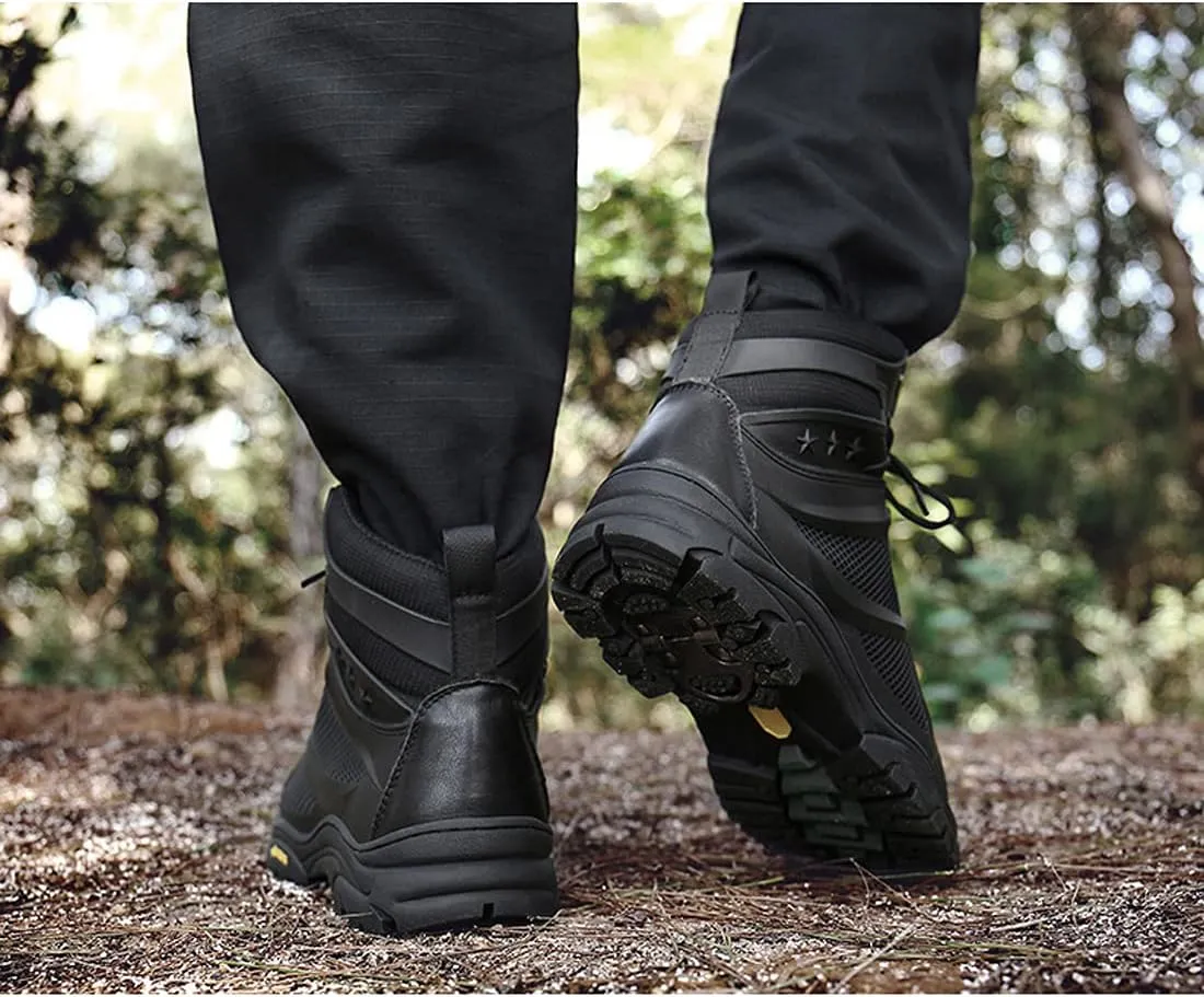 Men's Walking Trainers Hiking Trekking Shoes Lightweight Breathable High Rise Outdoor Boots