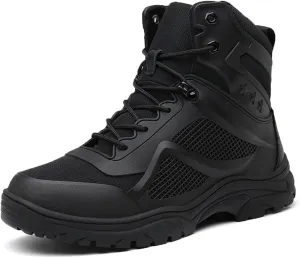 Men's Walking Trainers Hiking Trekking Shoes Lightweight Breathable High Rise Outdoor Boots