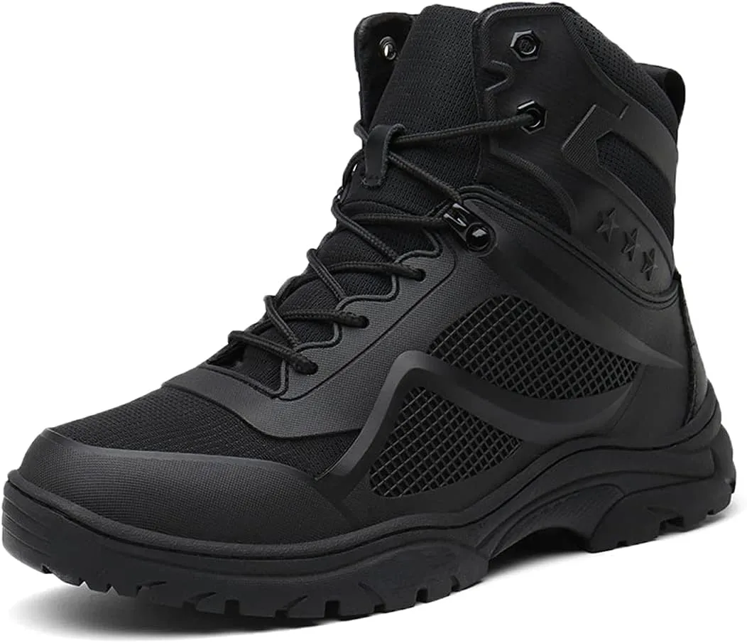 Men's Walking Trainers Hiking Trekking Shoes Lightweight Breathable High Rise Outdoor Boots
