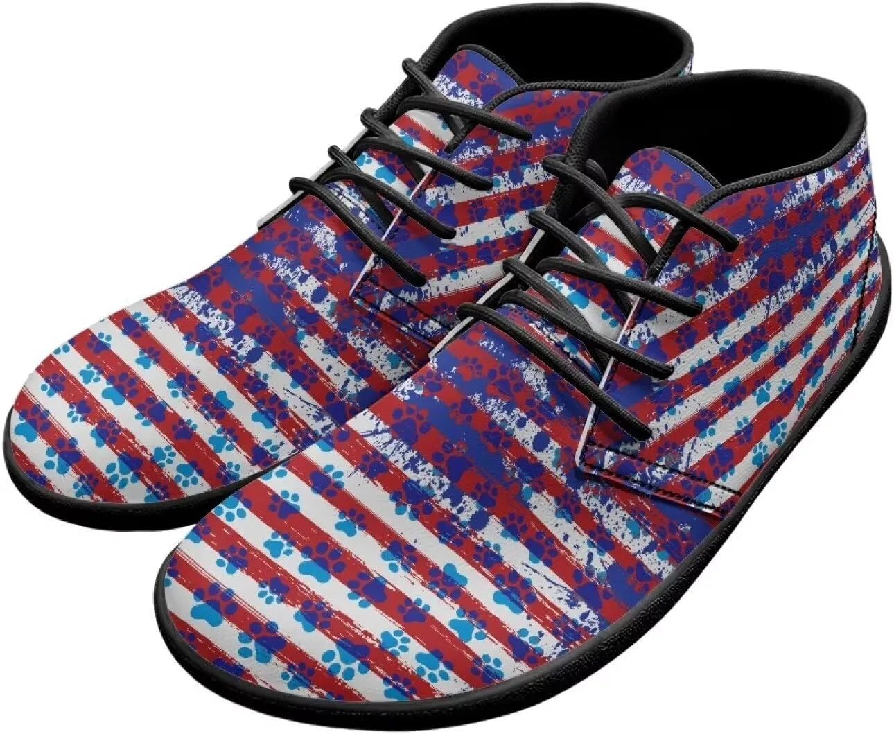 Men's Wide Toe Barefoot Sneakers Slip On Fitness Shoes Lightweight Comfort Outdoor Cycling Shoes for Travel US 5-14 Black Sole