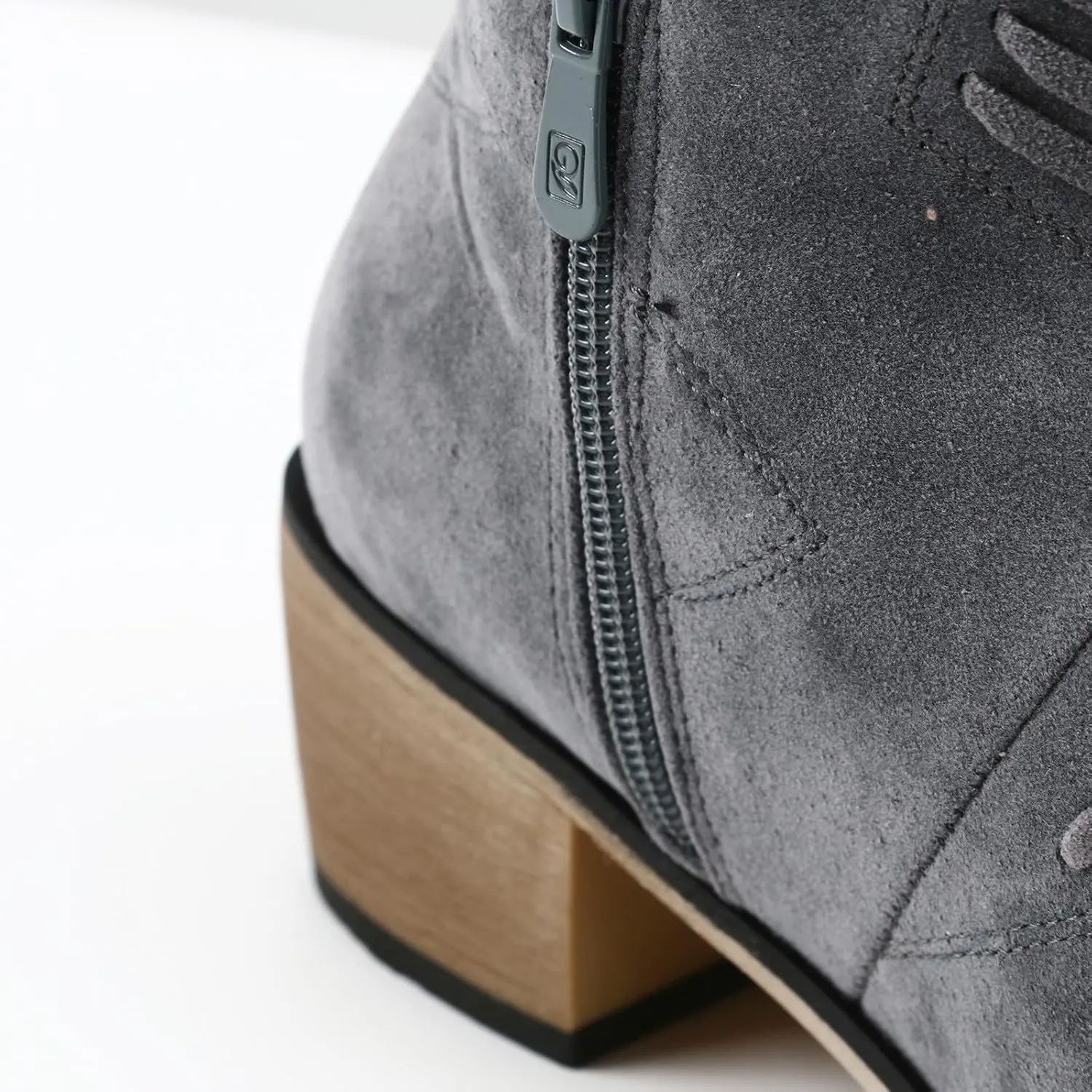Mid Calf Boots for Women Ankle Boots Tassel Pointed Toe Chunky Heel Side Zipper Boots Casual Classic Mid Calf Boots