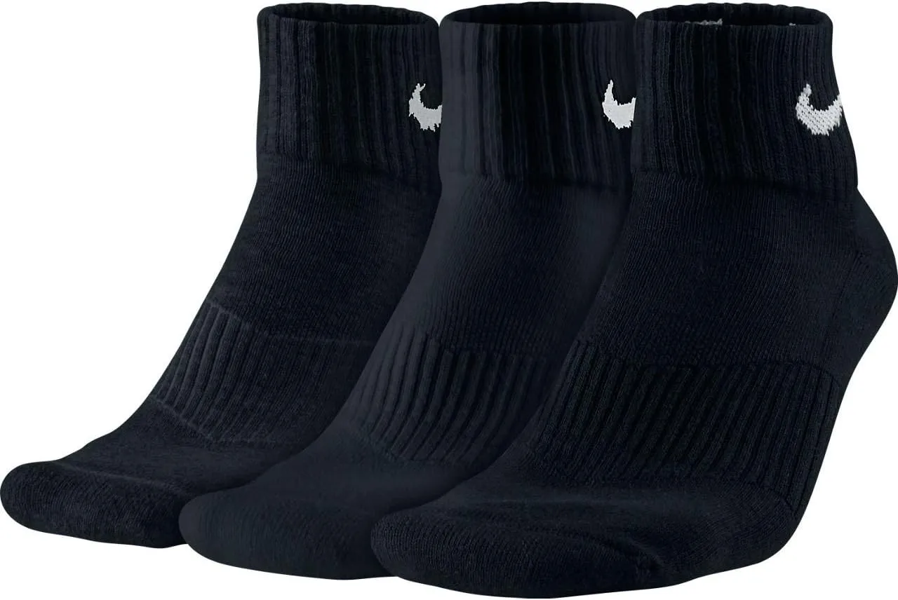 NIKE Performance Cushion Quarter Training Socks (3 Pairs)