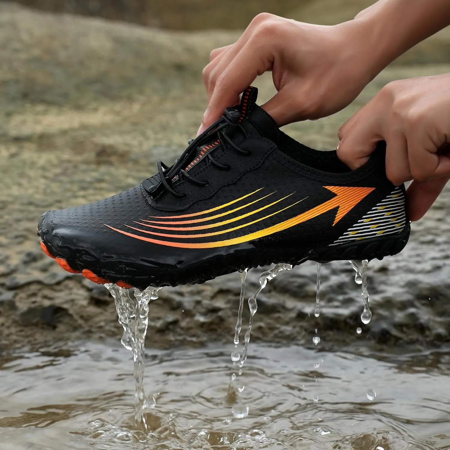 Pro Barefoot Shoes Women Men, Grounded Footwear Barefoot Walking Shoes, Pro Barefoot Shoes with Wide Toe Box for Hiking, Walking, Healthy & Non-Slip Lightweight Breathable Barefoot Shoes Unisex