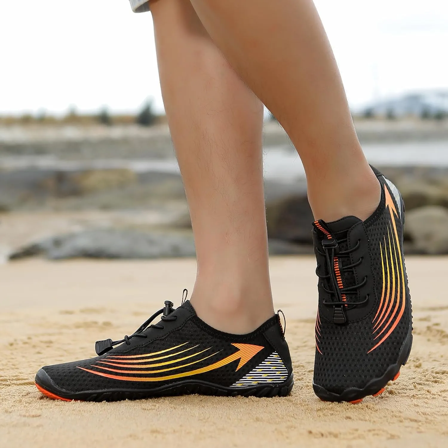 Pro Barefoot Shoes Women Men, Grounded Footwear Barefoot Walking Shoes, Pro Barefoot Shoes with Wide Toe Box for Hiking, Walking, Healthy & Non-Slip Lightweight Breathable Barefoot Shoes Unisex