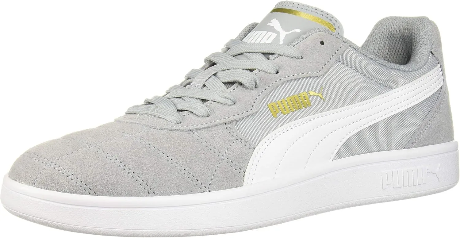 PUMA unisex adult Astro Kick Sneaker, High Rise-puma White-puma Team Gold, 13 US